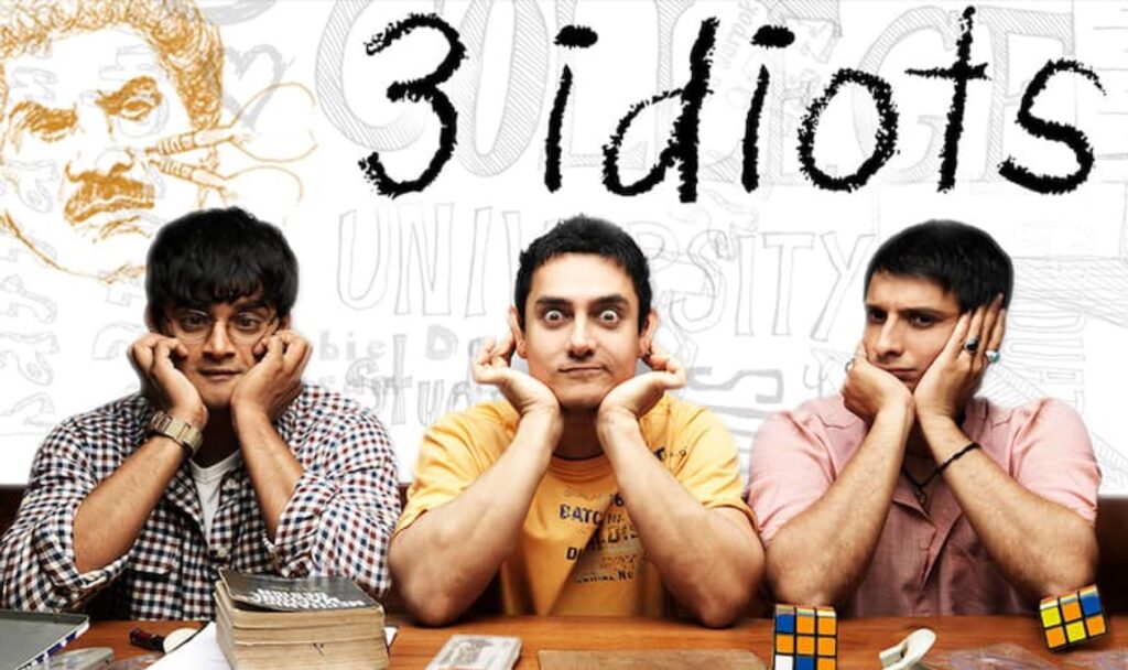 3 Idiots Written and Directed by Rajkumar Hirani Comedy Movies on Netflix